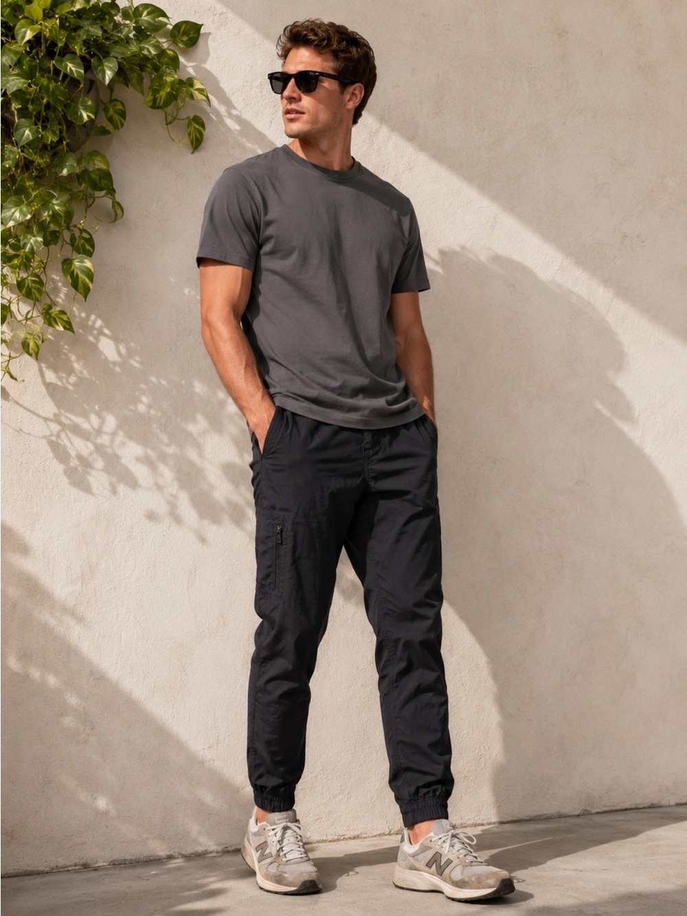 Joe’s Jeans Kinetic Cargo Pants Mens XL Black Jogger Tech Stretch